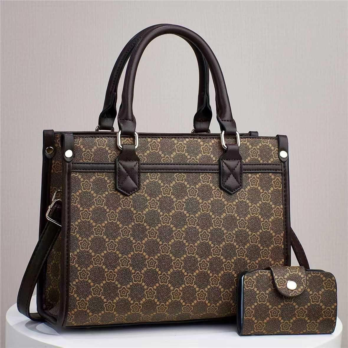 2pcs Luxury Leather Handbag