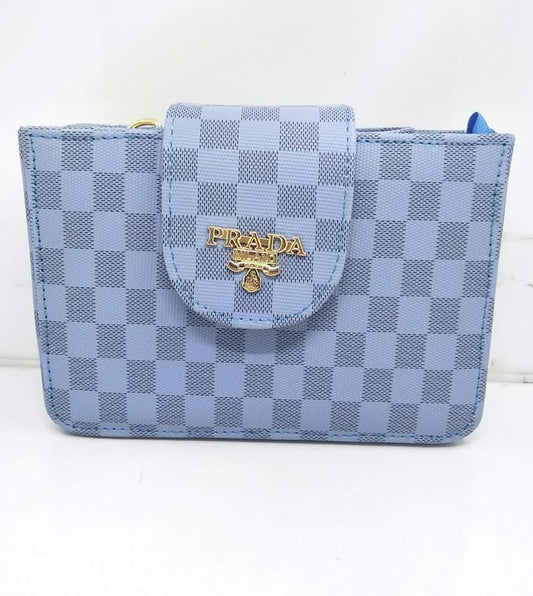 Flap Open Leather Shoulder Bag