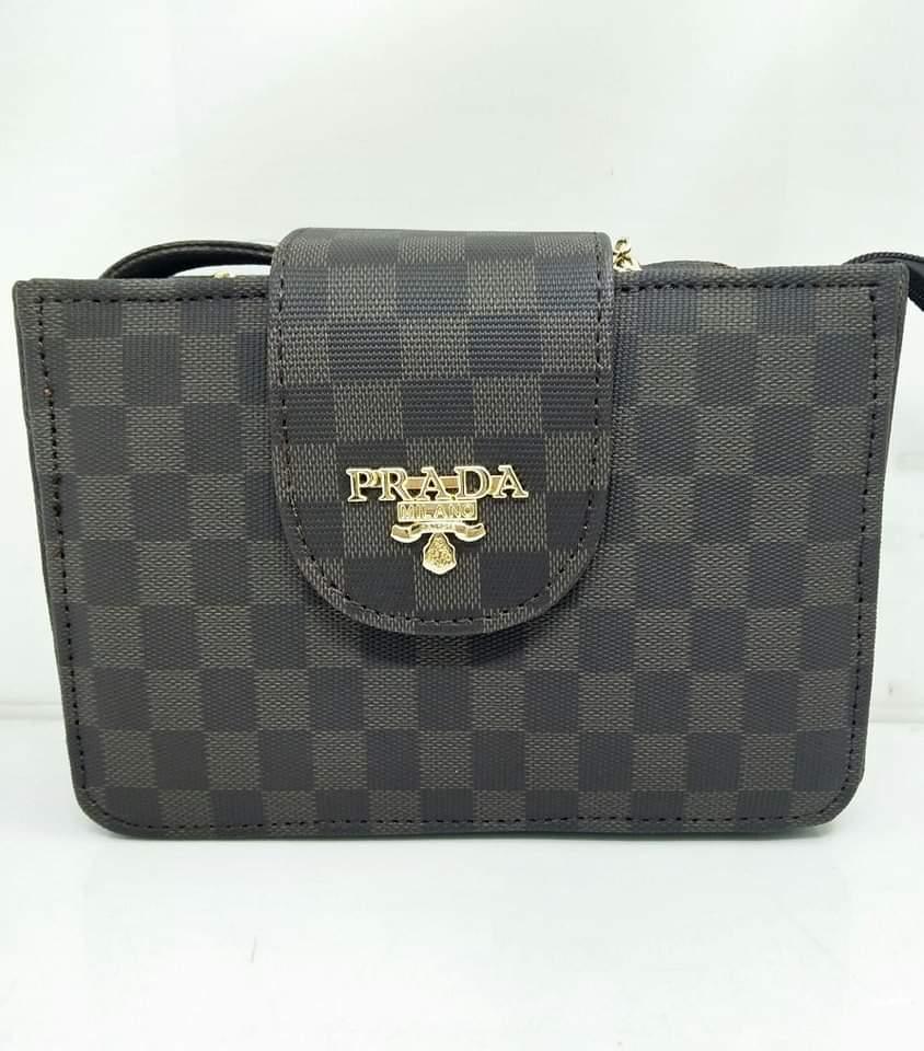 Flap Open Leather Shoulder Bag