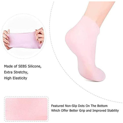 Silicone Gel Moisturizing Socks Pair