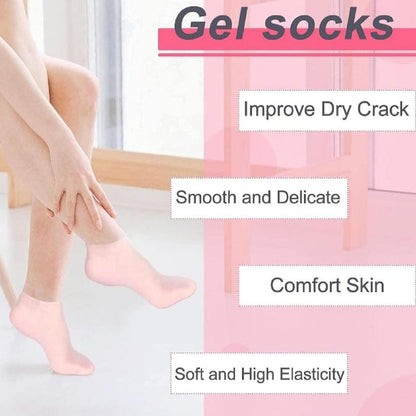 Silicone Gel Moisturizing Socks Pair