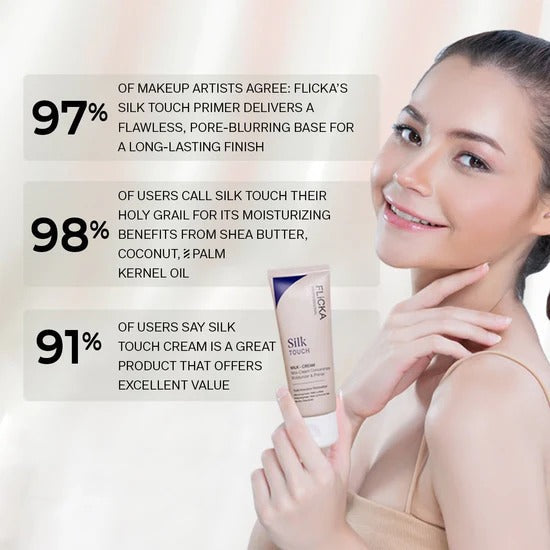 Flicka Silk Touch l Moisturiser + Primer + Sunscreen