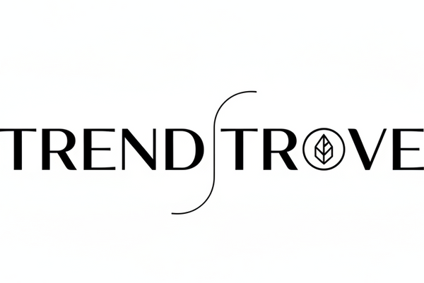 TREND TROVE Modern Black Logo